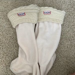 Size 5-7 hunter rain boot cable socks